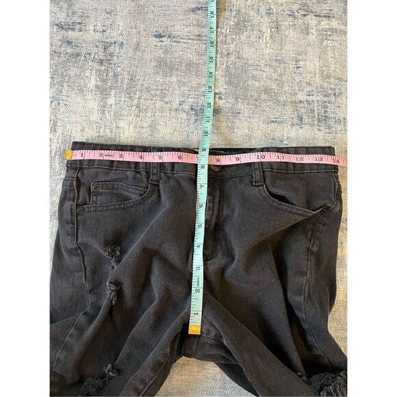 Cotton On Black Distressed Skinny Jeans Size 6 - Picture 7 of 8